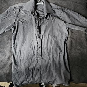 Black Button Long-Sleeve